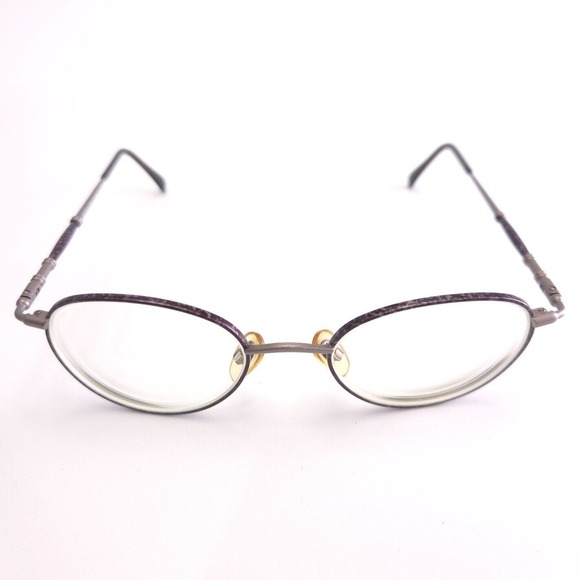 Anne Klein Accessories - Anne Klein II 6003 K1054 Silver Violet‎ Purple Metal Glasses Frames 50-19-135
